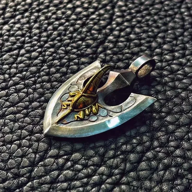 Anime Jojo Wonderful Adventure Golden Worm Arrow Necklace French Retro Personality Exquisite New Wave to Send Friends