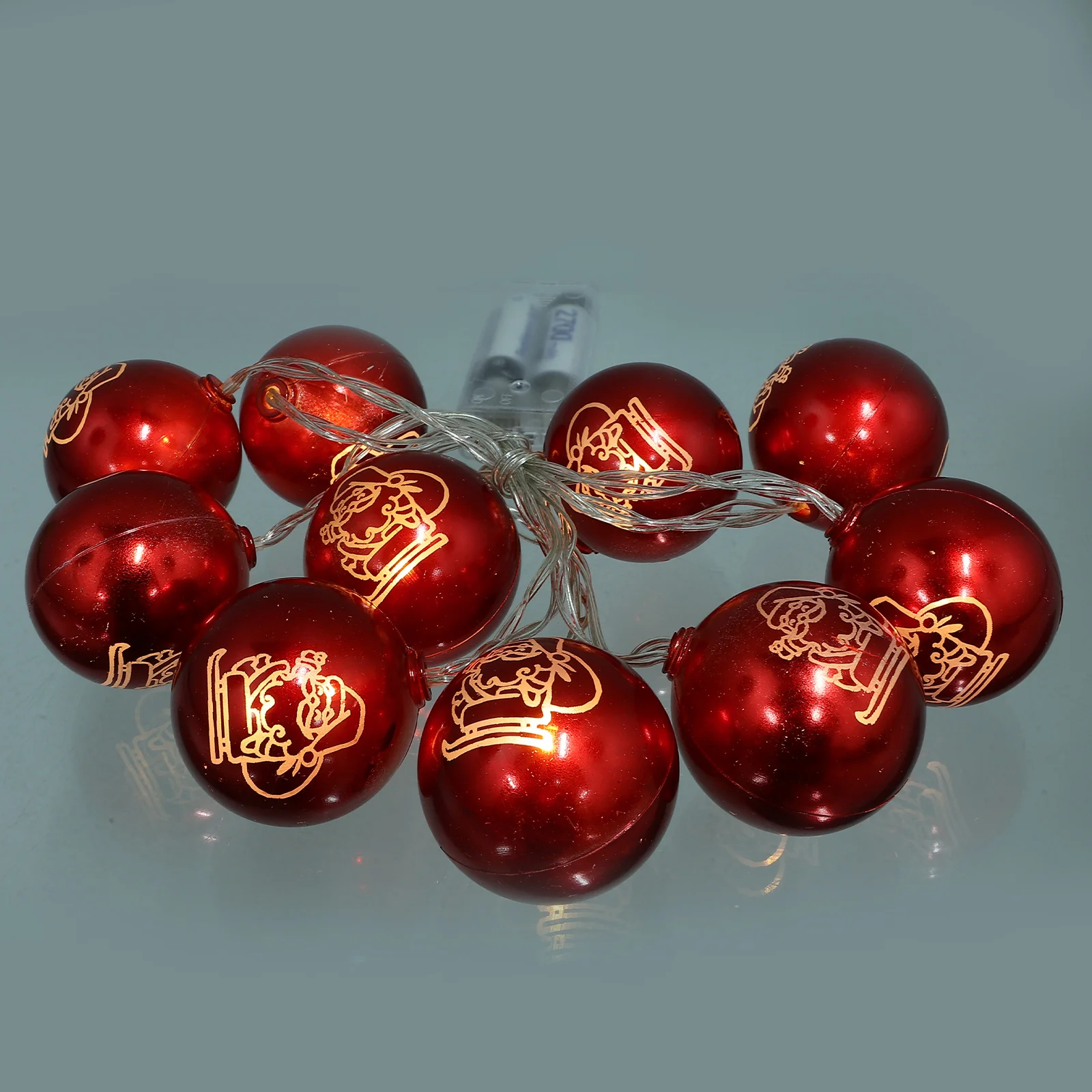 1.5 متر LED بالطاقة غلوب سلسلة أضواء 10 أضواء كروية LED ملونة لجميع القديسين عيد الميلاد الزفاف حديقة الديكور #5