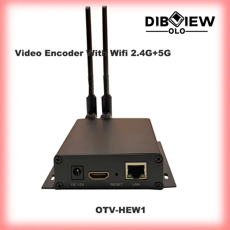 H.264 H.265 Video Streaming HDMI-compatible Encoder to IP RTMP SRT ONV IF HLS M3U8 Facebook Youtube Live Broadcast Wifi 2.4G 5G