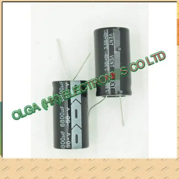 New motherboard aluminium electrolytic capacitors 6800 uf / 50 v 22 22 * 42 mm 6.8 x42mm soft feet