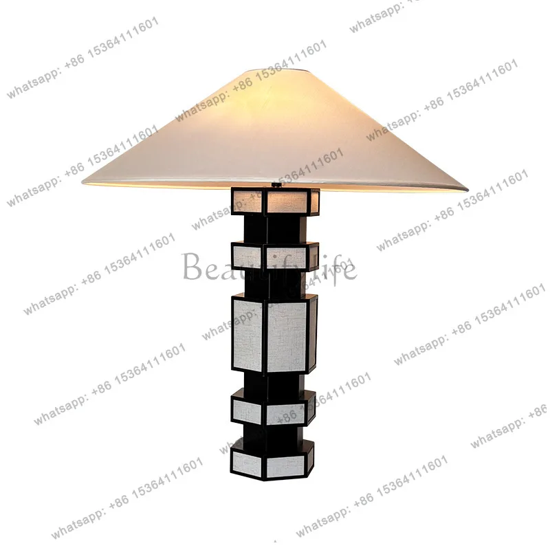

Modern wabi sabi retro living room hotel clubhouse custom decoration atmosphere luminous object