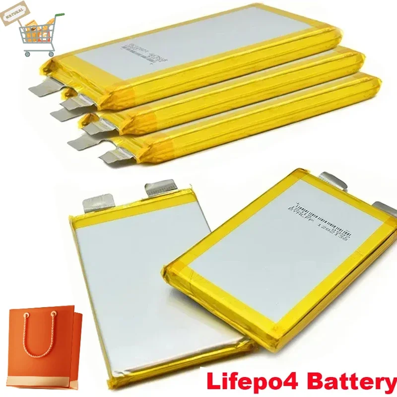 1282138 10000mAh 3.2V Lifepo4 Lithium Iron Phosphate Battery High Capacity for Electric Bicycle Tablet PC GPS DVD Backup Battery