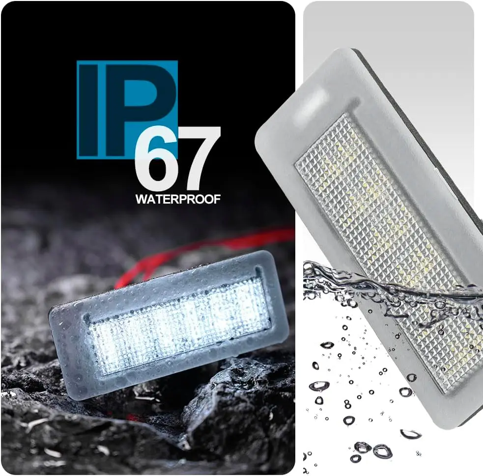 Led لوحة ترخيص ضوء ل 2015-2022 رام ProMaster مدينة الركاب فان نماذج السوبر مشرق 6500 كيلو زينون الأبيض خطأ مجاني Led الخلفية