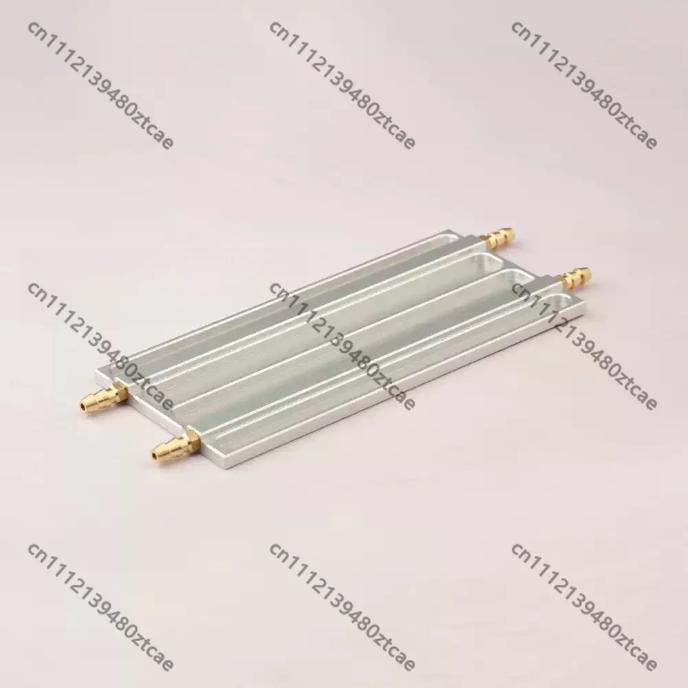 Double Water Inlet Lithium Battery Water Cooling Plate 120mm×56mm RC Model Battery Cooling Accessory