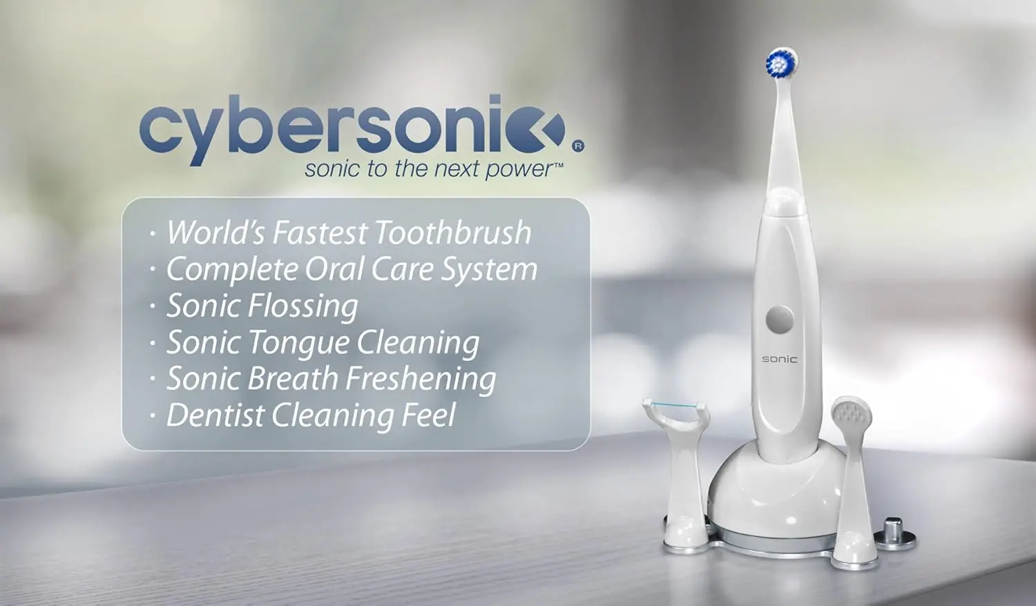 Electric Toothbrush,  Power Toothbrush with Complete Dental Care Kit including Tongue Scraper and Floss