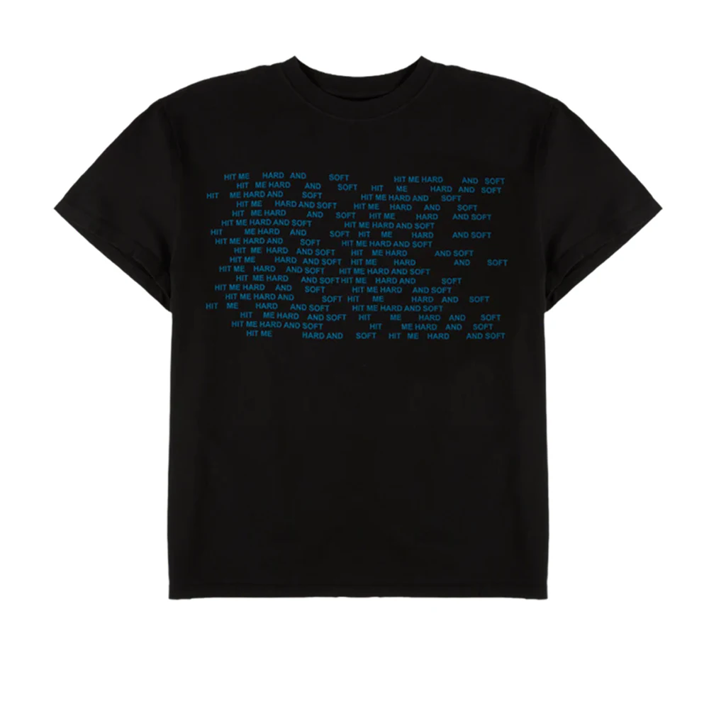 American Rock Singer Billie Eilish Bedrucktes T-Shirt, High Street Trend, lockere Passform, Unisex, koreanische, lässige, alltägliche Kurzarm-Tops – Detail 7