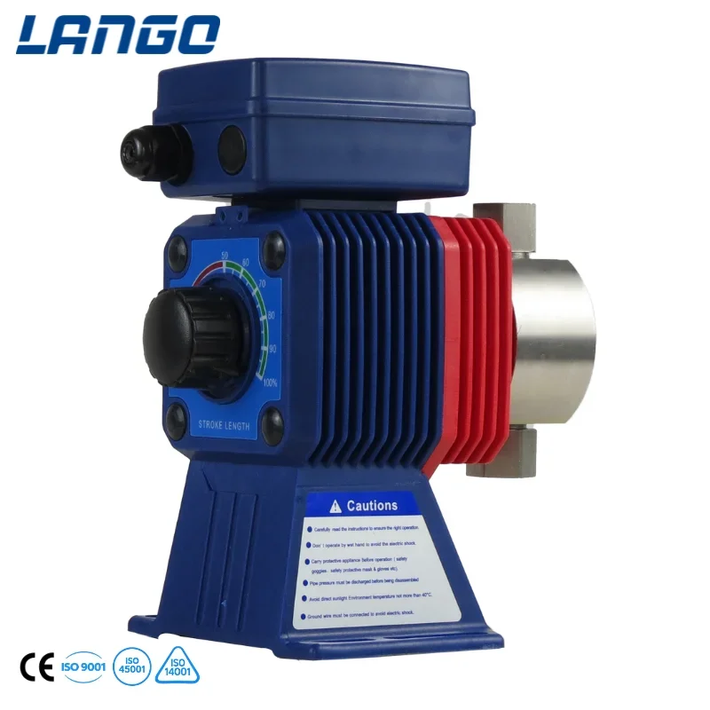 ET-B10SU Heat-Resistant Electromagnetic Diaphragm Pump Precision 5-24V Pulse-Controlled Dosing Pump SS316 Head for Drinking