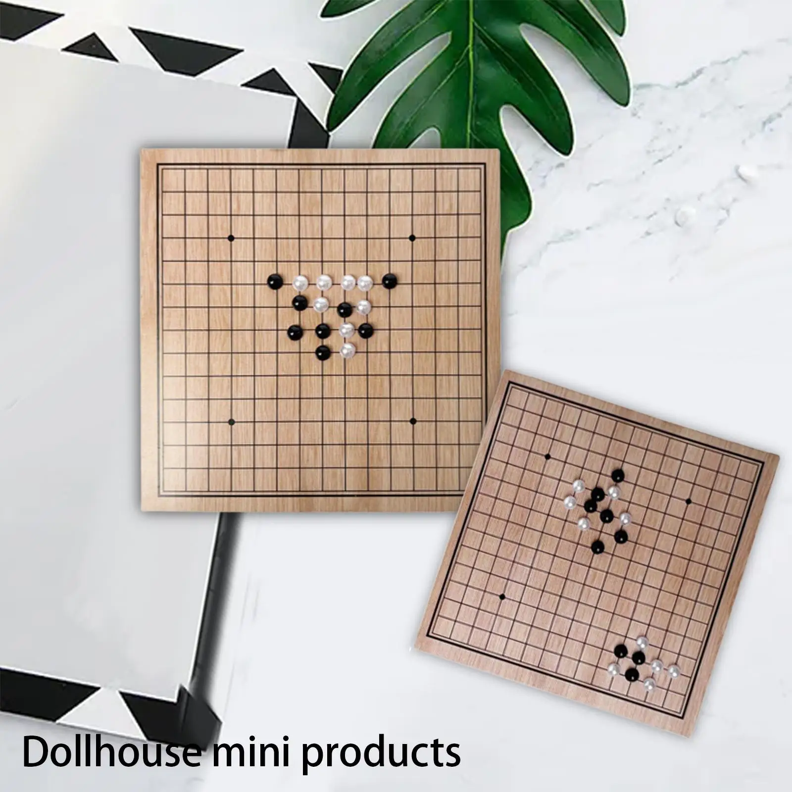 2-4Pack antike Miniatur Weiqi Spiel Mikro landschaft für Schlafzimmer Dekoration s