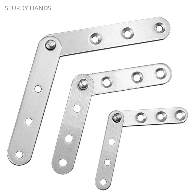 2PCS stainless steel 360 degree rotary shaft wooden door positioning door shaft heaven and earth rotating hinge