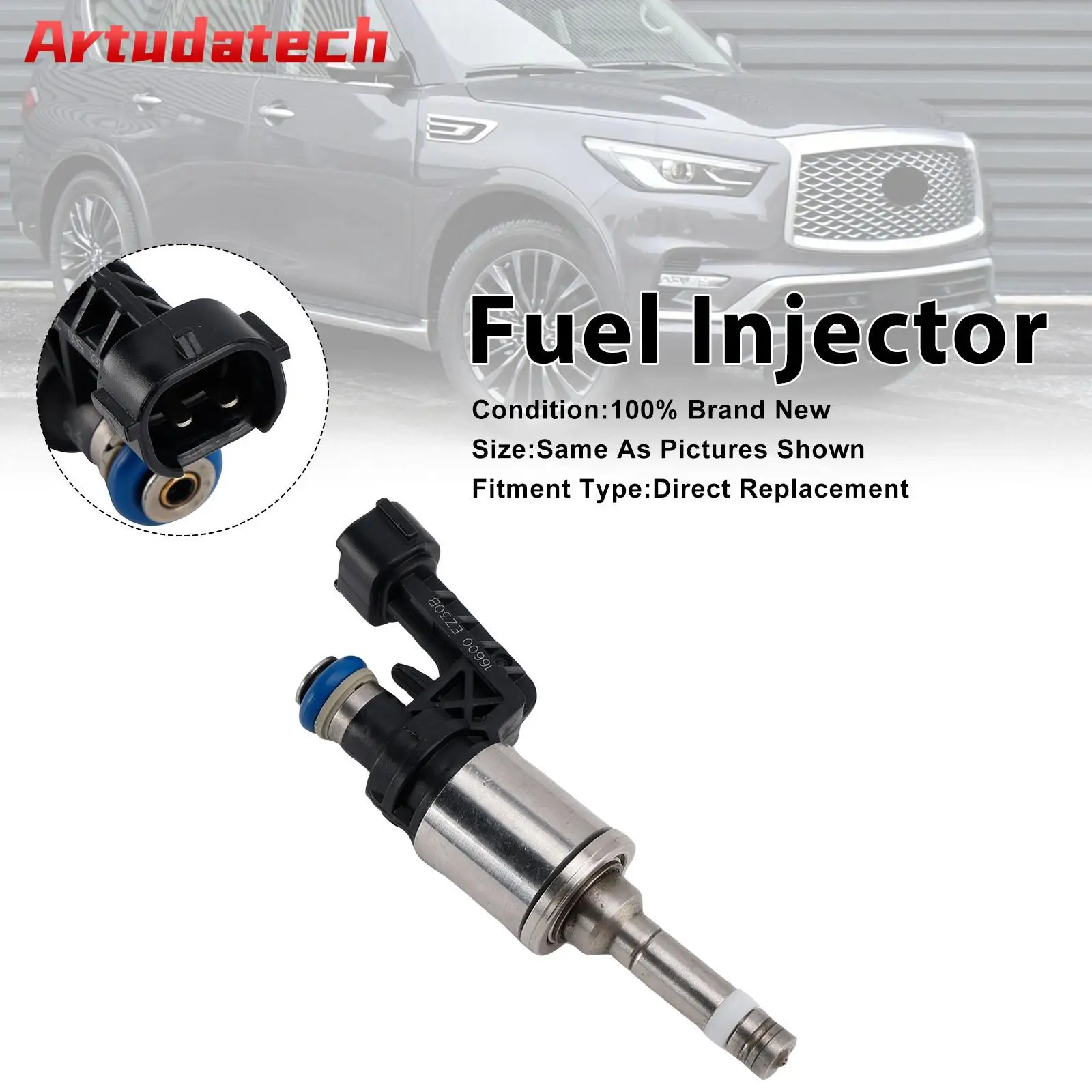 artudatech-1-個燃料インジェクター日産タイタン-xd-nv2500-nv3500-アルマダ-2016-2017-2018-2019-2020-2021-16600-ez30b-カーアクセサリー