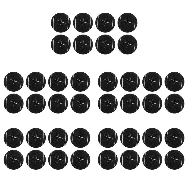 

40PCS Precut Walker Tennis Ball For Furniture Legs And Floor Protection, Heavy Duty Long Lasting Felt Pad Covering New