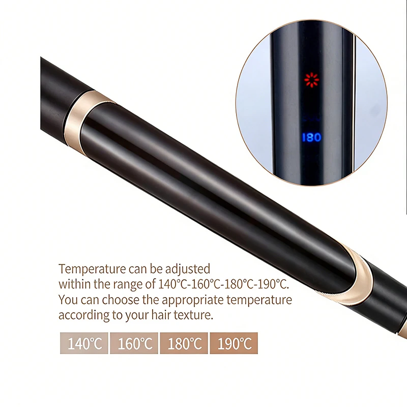 KEMEI KM-2219 Infrared Flat Iron Hair Straightener Professional Thermostatic Ceramic Coating Curler Styling Tools Hair Flat Iron
