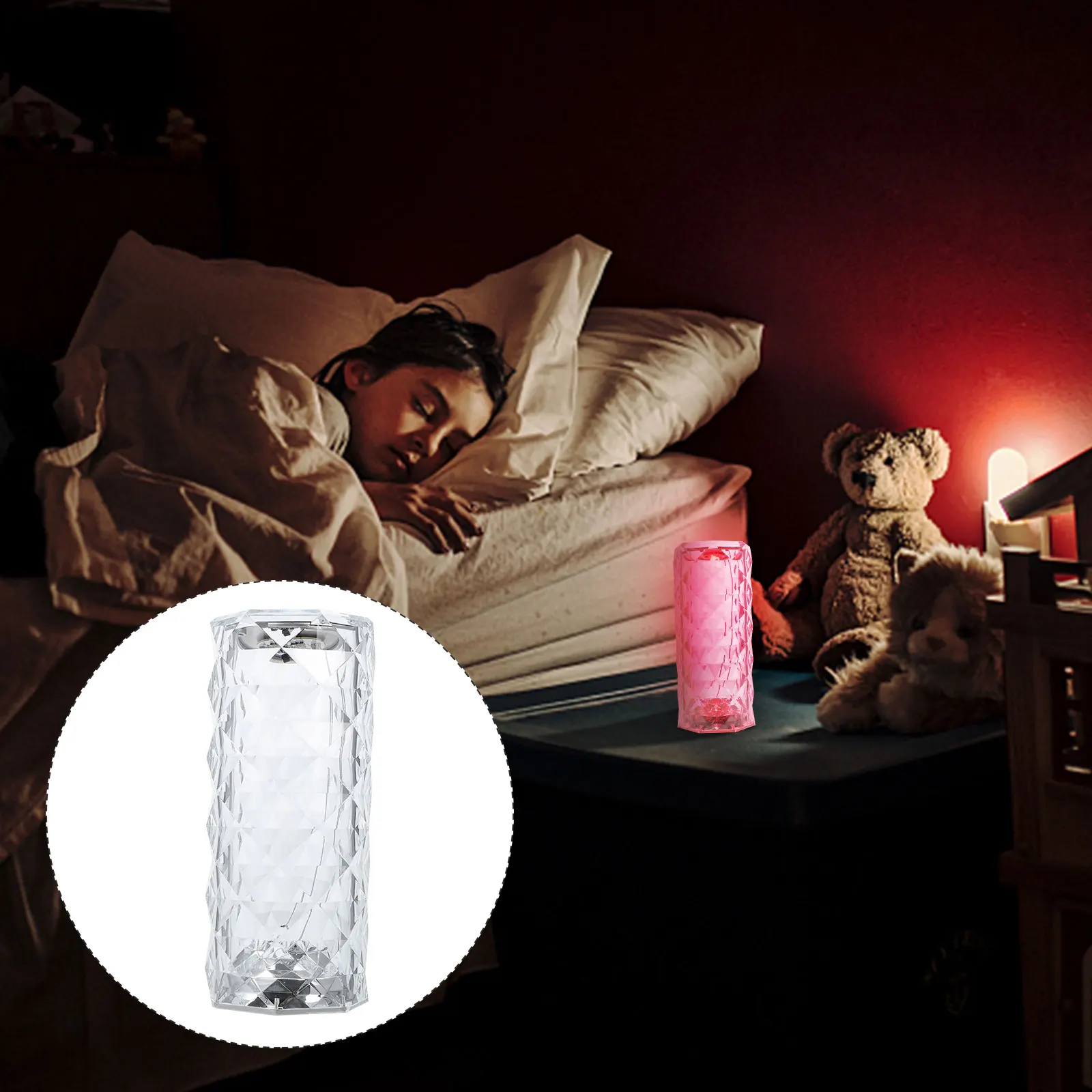 

Led Touch Table Eye Protection Bedroom Night Light Room Decorative Lamp For Home Desktop Light Charging Creative Bedside Lamp