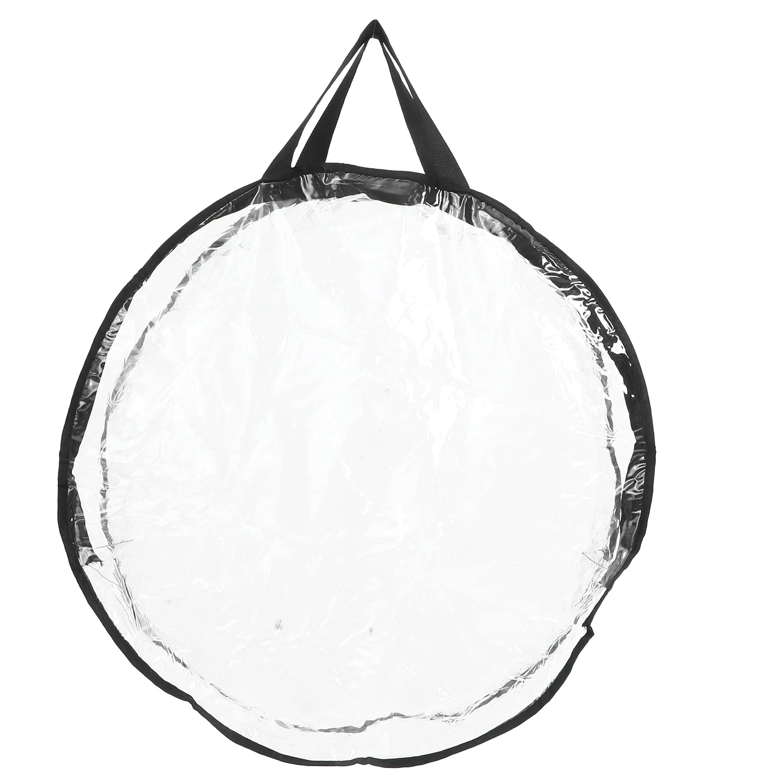 

Transparent Christmas Wreath Storage Bag Round Shape Waterproof Foldable Clear Storage Bag Large Capacity Wreath Holder