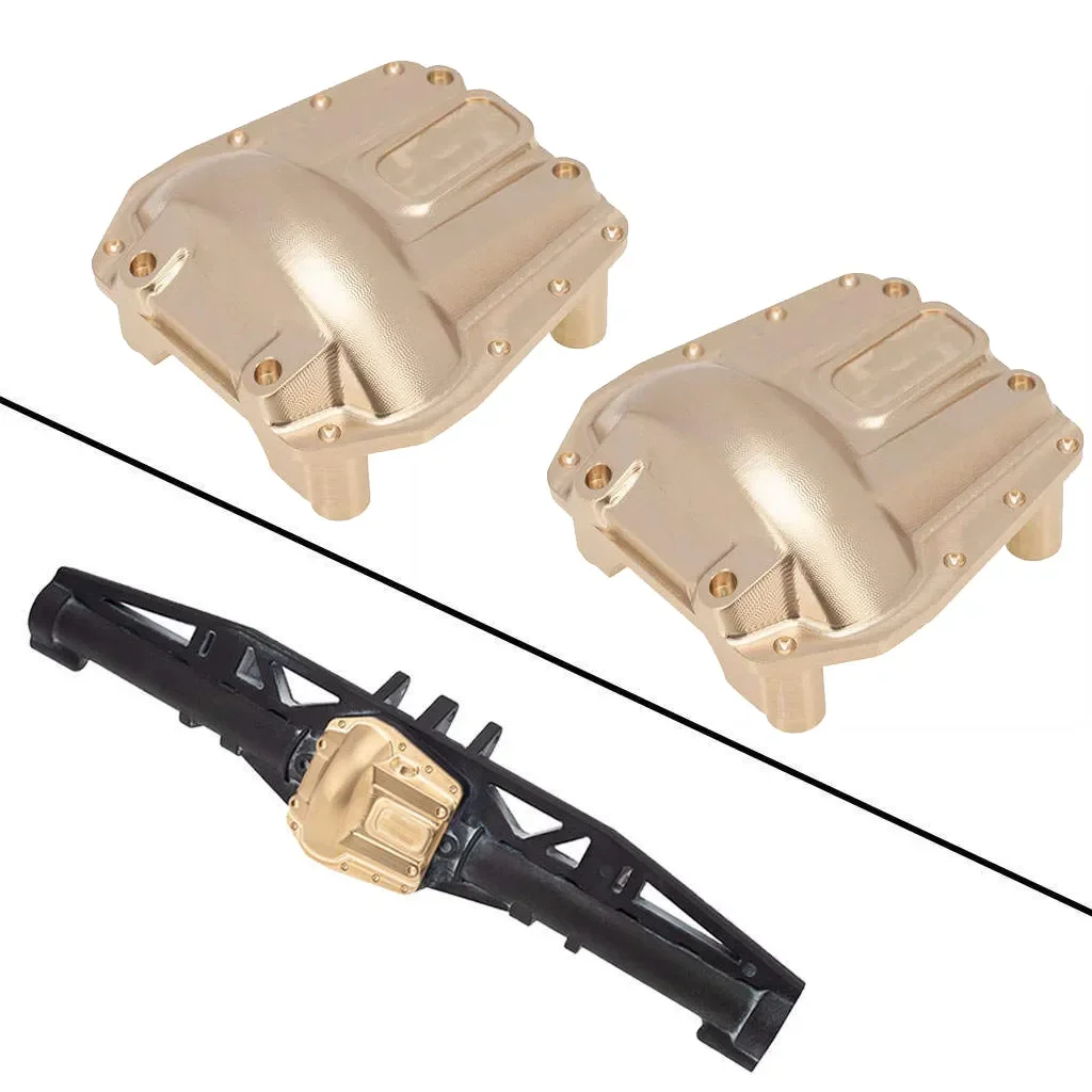 

1pcs Frame Axle Cover Brass Counterweight For 1/6 RC Crawler Car Axial SCX6 Upgrade Accessories Parts