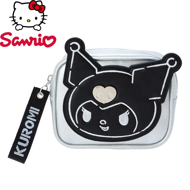 Sanrio Kuromi New Cosmetic Bag Luxury Brand Women's Cosmetic Bag Multifunctional Fashion Storage Bag Cartoon 3D Large Capacity