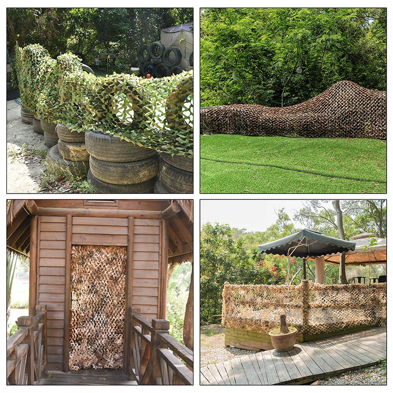 Camouflage Netting 1.5mW Cover See Through Camo Net For Hunting Blind CPDD Sun Shade Camping Anti-mosquito Net Decoration Fence