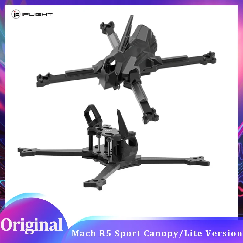 

IFlight Mach R5 Sport Canopy Version / Mach R5 Sport Lite Version/Mach R5 Sport FPV Frame Kit FPV Parts