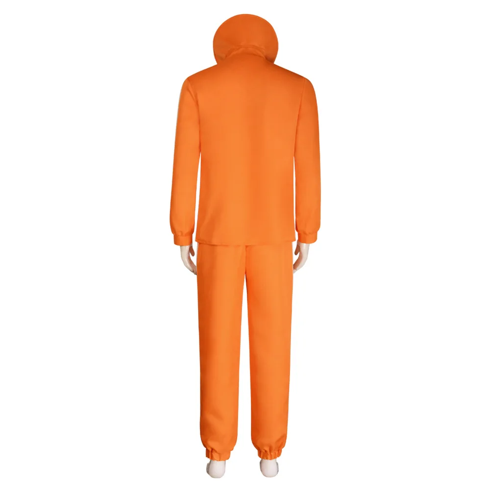 Movie Vector Cosplay Costume Orange Jakect Pant Glasses Outfits Set Halloween Fancy Suit Party Suit image 4
