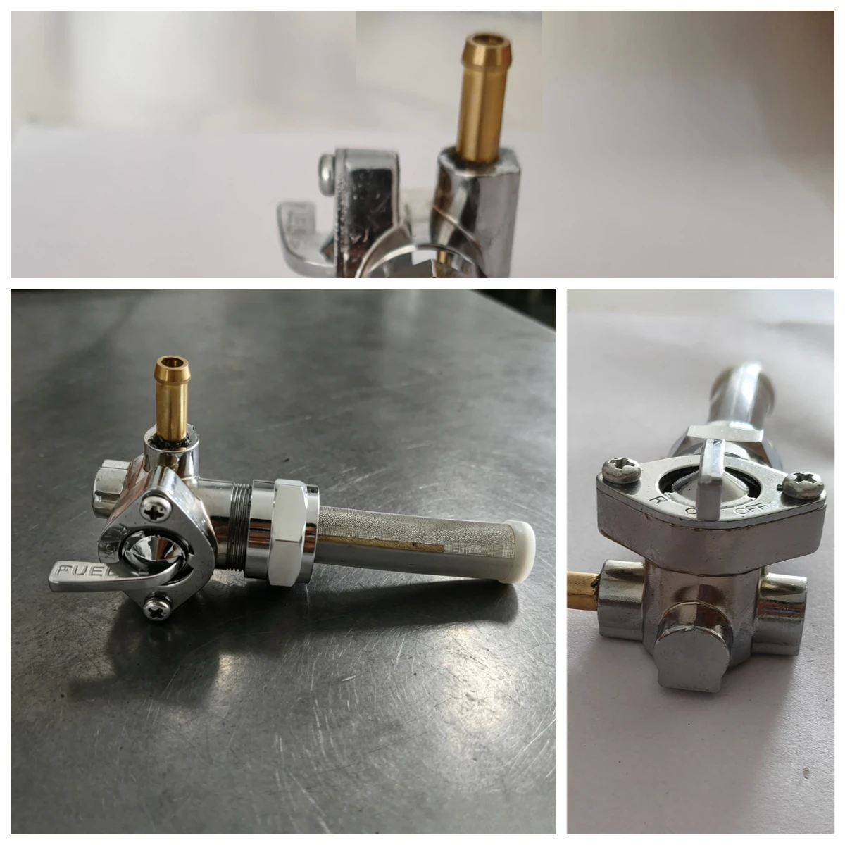 1pc Fuel Tank Petcock Valve Switch For HARLE* Electra Glide Sport FLHS Fatbob FXEF Fatboy EFI FLSTFI FLSTF Low Rider Custom FXLR