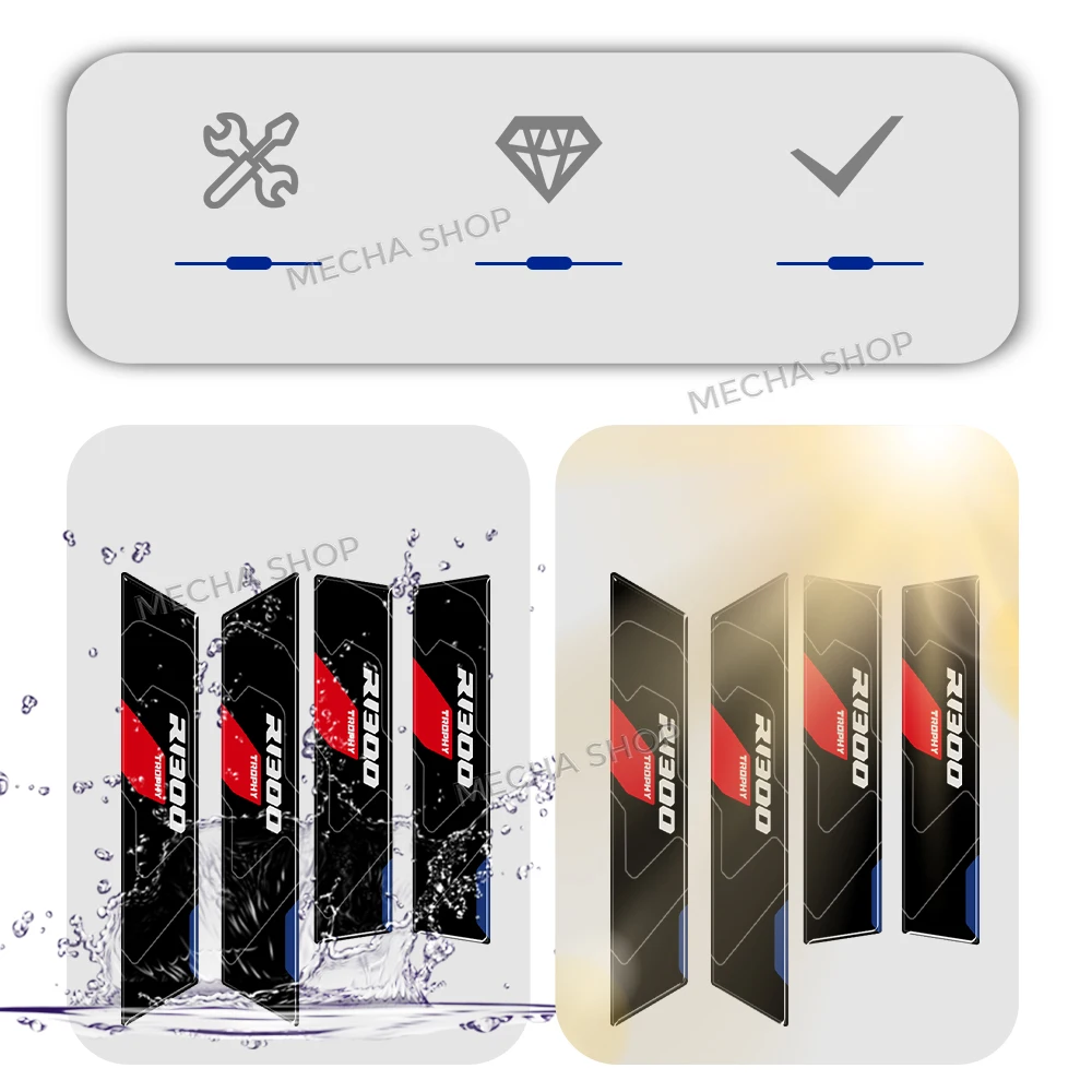Kit de décalcomanies 3D pour R 1300GS Adventure R1300GS ADV 2025, autocollant de Protection pour valise de moto, adhésif en résine réfractive