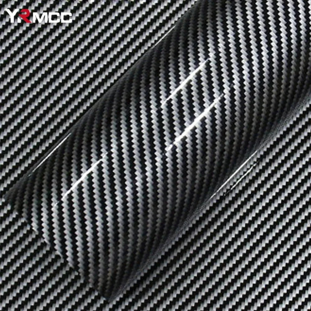 2D/3D Carbon Fiber Vinyl Wrap Black Car Stickers Waterproof Adhesive Vinyl Auto Tuning Film Motorcycle Stickers Cars Accessories