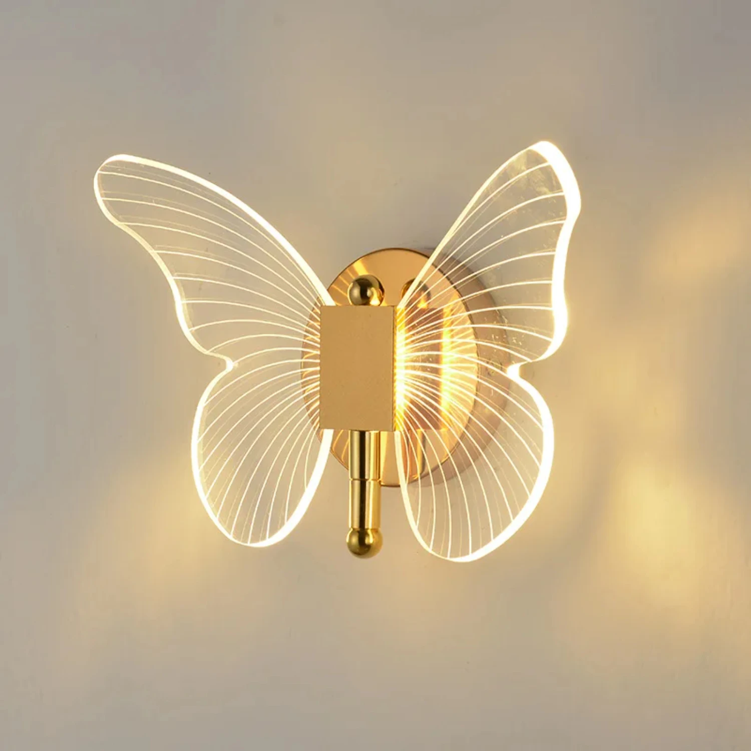 Lustre LED Wall Light Fixture  Sconces  Ceiling Kitchen Bedside Living Room Decor Nordic Acrylic Wall Lamp Ac220V