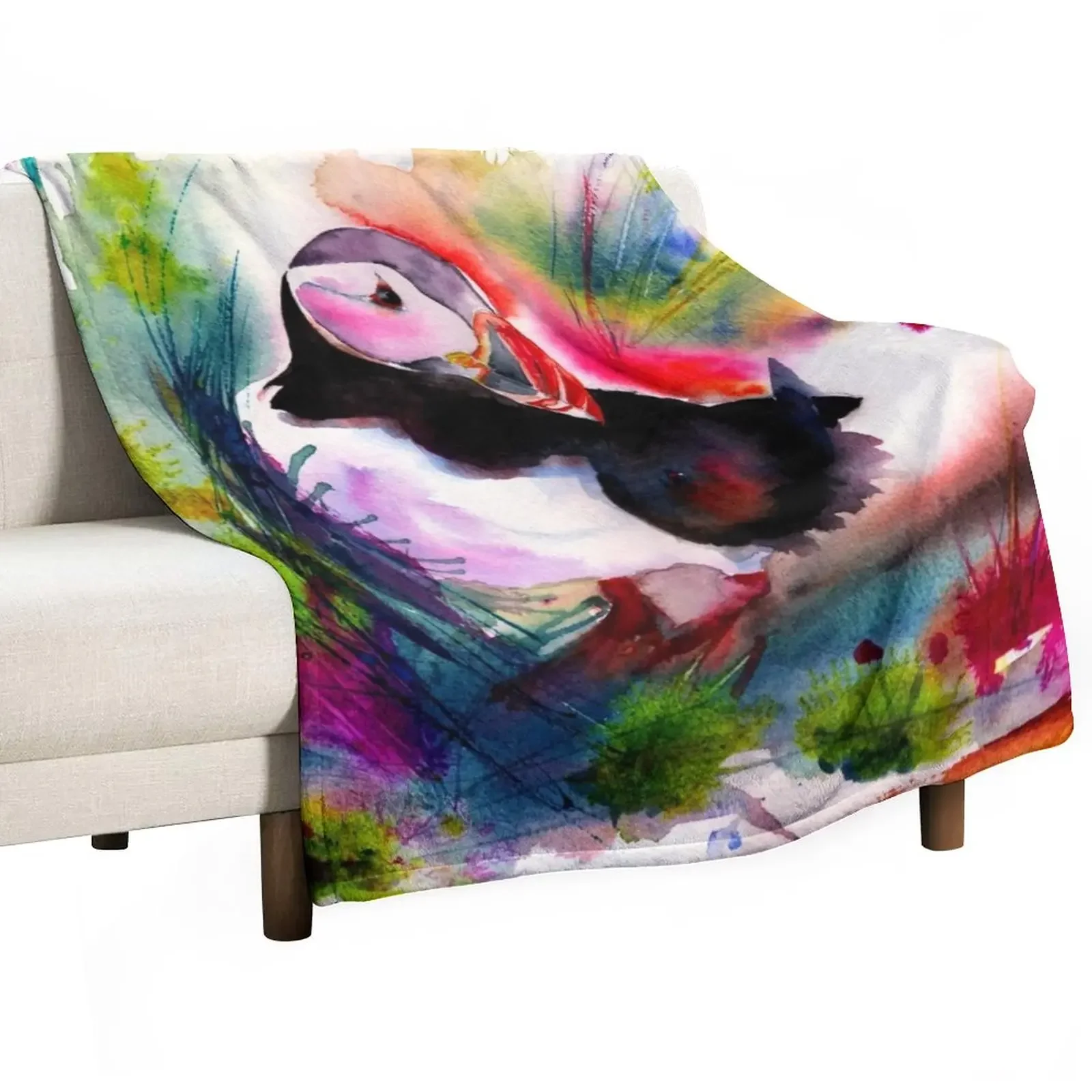 Puffin Throw Blanket Sofas Weighted Blanket