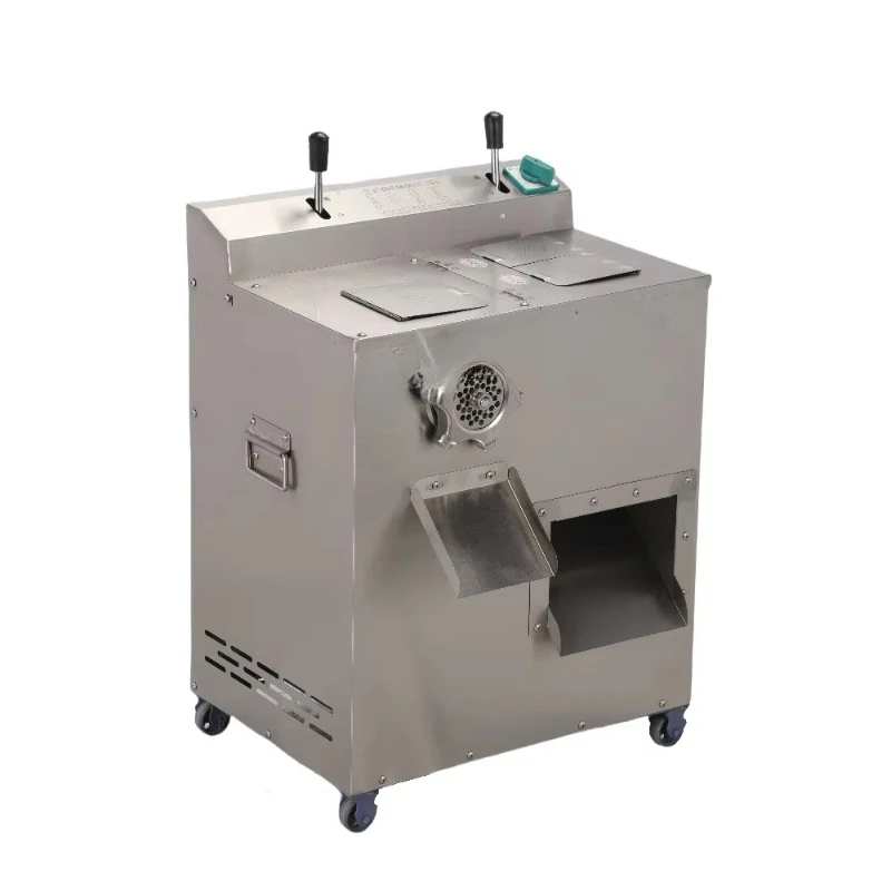 

450Kg/h 660 * 560 * 920mm cabinet all-steel combined meat grinder slicing and cutting machine