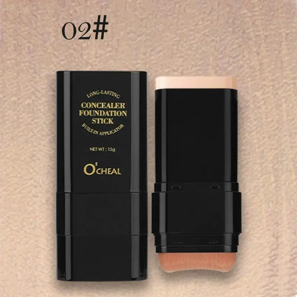 Base correctora dos en uno, crema Facial mate, cobertura, bronceador Facial, maquillaje de contorno hidratante, resistente al agua F5W4