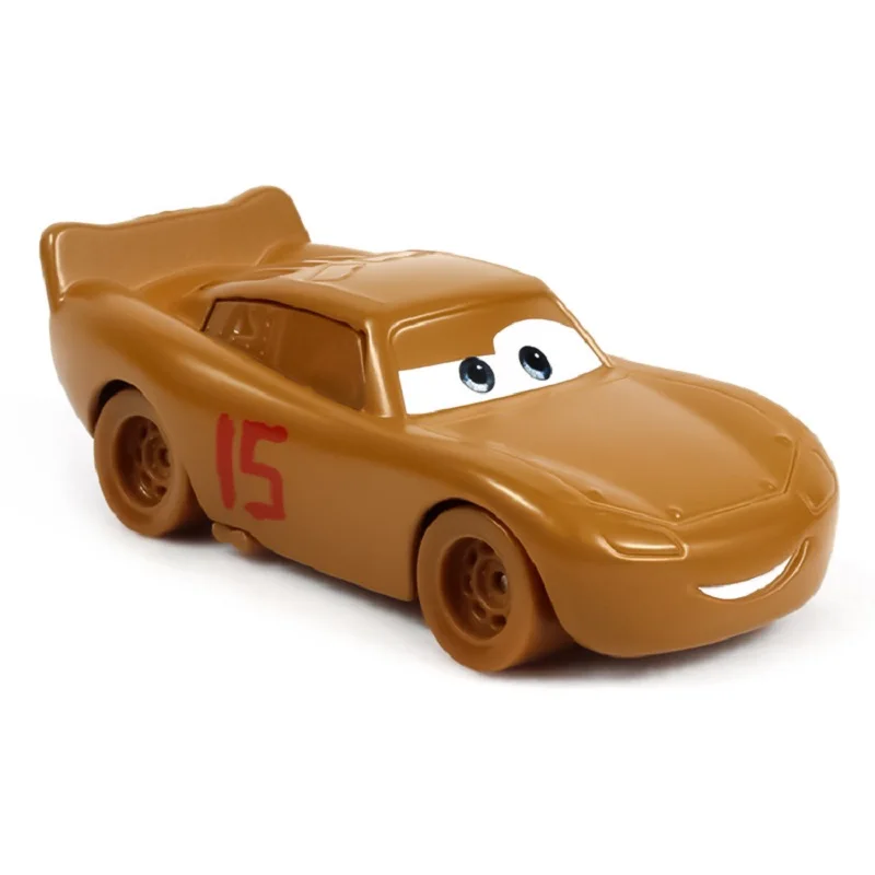 Original Disney Pixar Cars 2 3 Diecast Vehicle Lightning McQueen No.15 Soil Mini Metal Toy Car Boy Kids Birthday Gifts