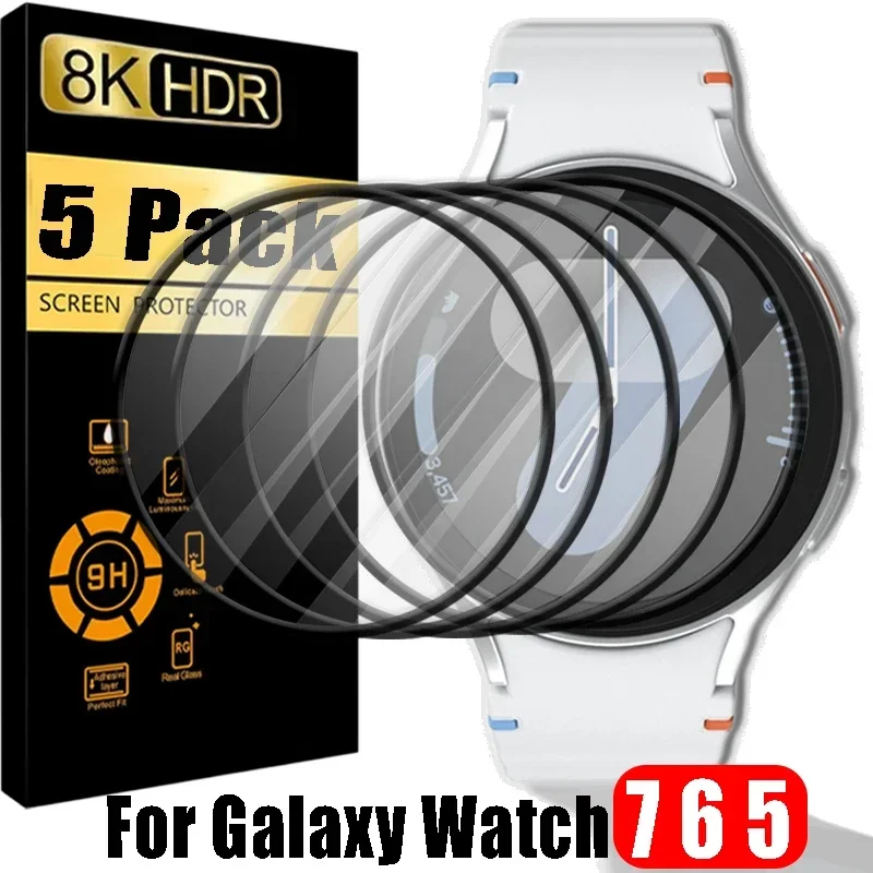 Film de protection pour Samsung Galaxy Watch, Films de protection d'écran classiques, Juste ultra-mince souple pour Watch 6, 7 Ultra, 5, 6, 7, 40mm, 44mm