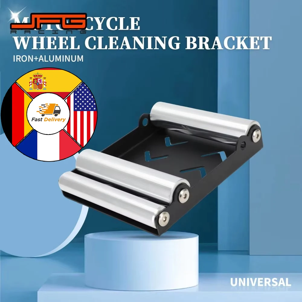 Universal Kette Sauber Langlebig Roller Rampe Lift Reifen Reinigung Stehen Reifen Waschen Halterung Motorrad Für KTM Suzuki Yamaha Kawasaki