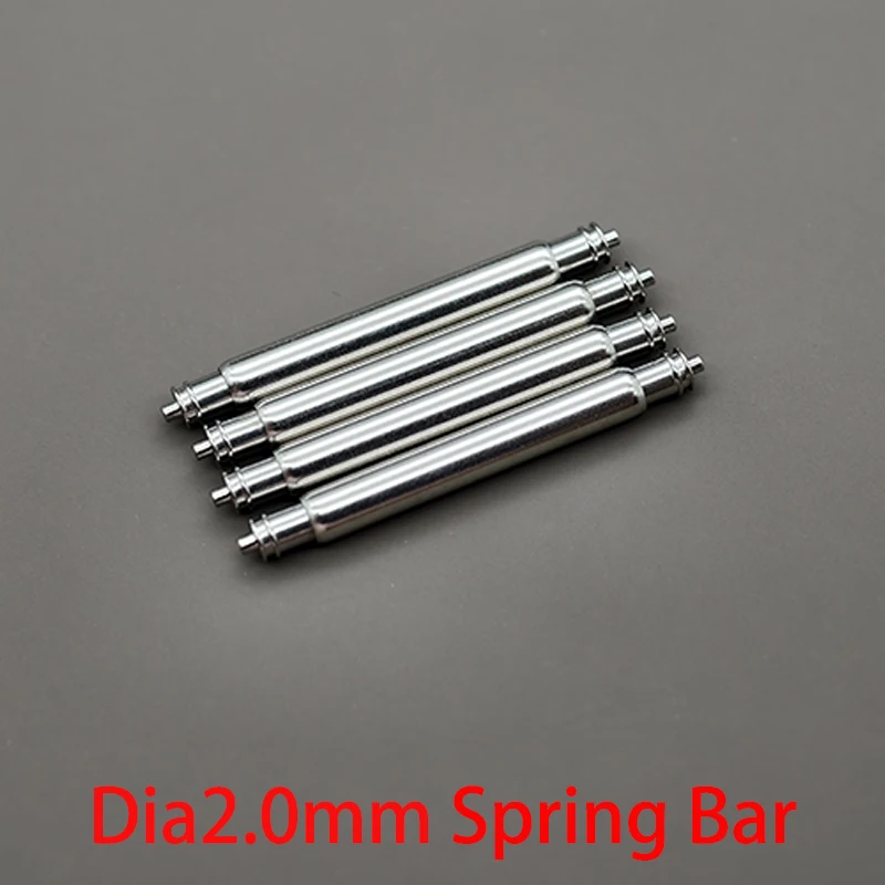 2/4PCS Fat Spring Bars 16/18/19/20/21/22/23/24/26mm Strap Link Pins Fits SKX007 Tuna 6105 Watch Band Dia 2.0/2.5mm Spring Bars