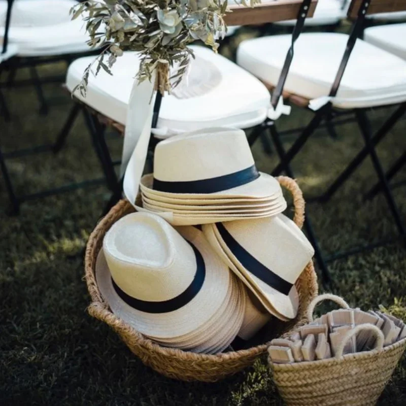 8/16/24 Pack Short Brim Hats 1920s Fedora Hats for Men Classic Pork Pie Hats Summer Hat for Women Party Wedding Costume view 2