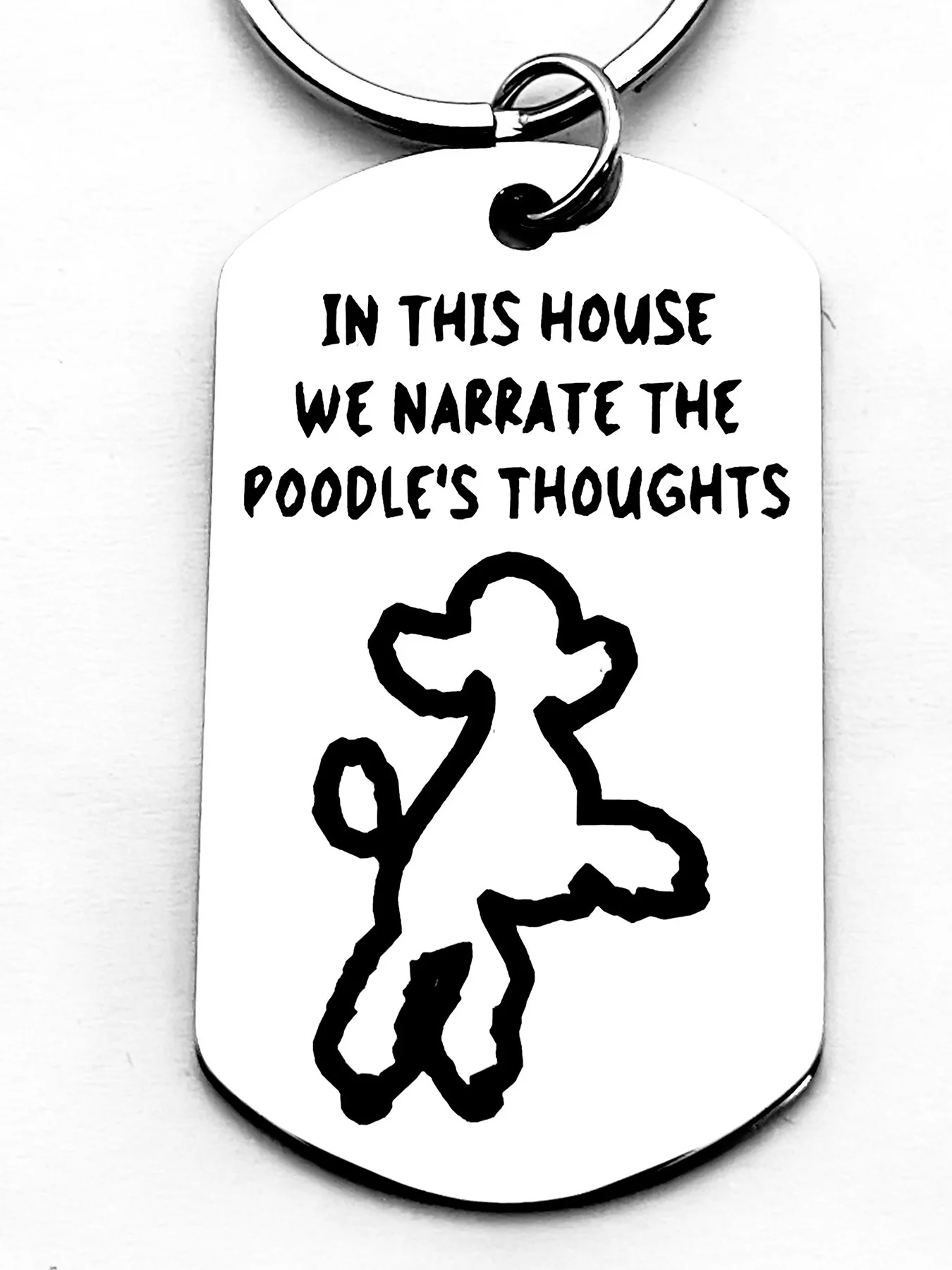 Sturdy Steel Keychain with Cute Cartoon Dog Design, Perfect Gift for Dog Lovers on Birthdays, Holidays & Friendship