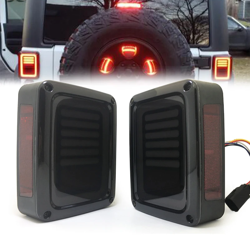 

LED Rear Brake Turn Signal tail light For Jeep Wrangler JK 2007 2008 2009 2010 2011 2012 2013 2014 2015 2016 2017 USA EU Version