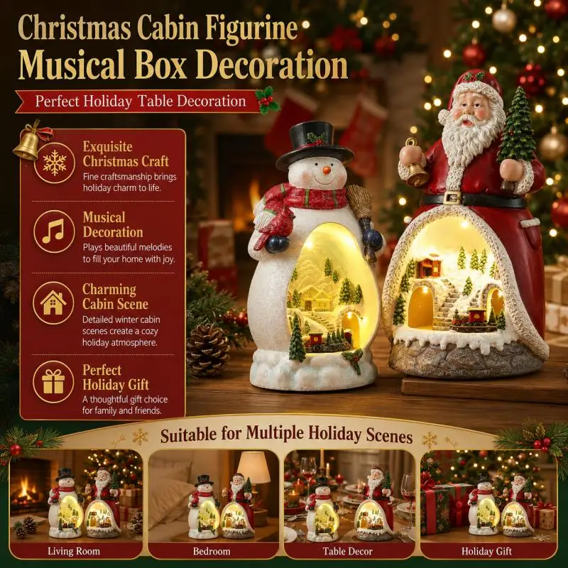 casetta-di-babbo-natale-e-pupazzo-di-neve-con-luci-led-e-musica-ornamento-natalizio-illuminato-con-dettaglio-treno-per-esposizione-invernale-su-tavolo