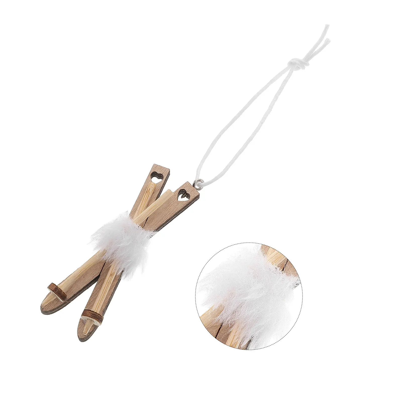 

10Pcs Mini Sleigh Ornaments Christmas Tree Decor Rustic Wooden Sleds Festive Hanging Pendants Holiday Decor Wooden Tree Ornament