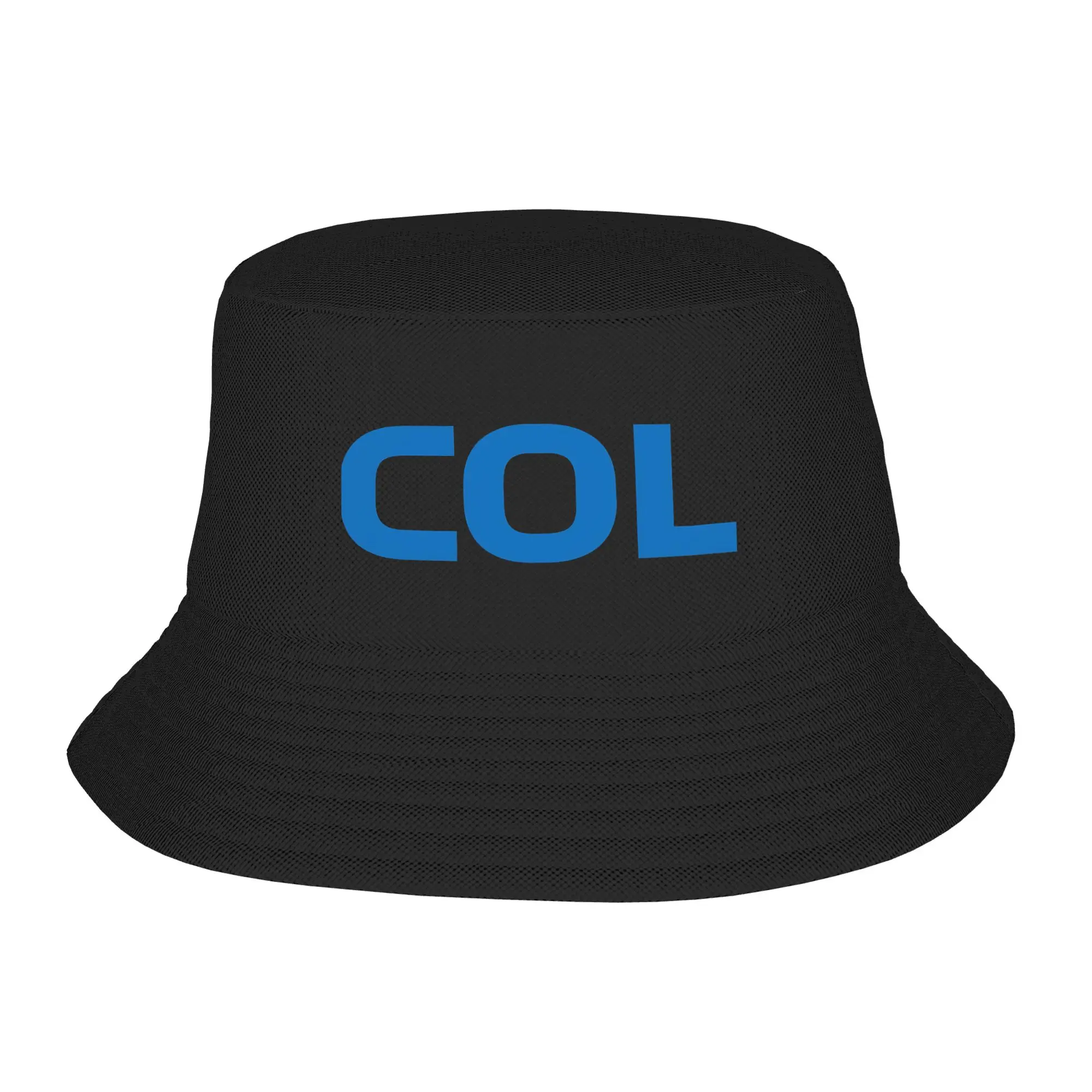 Franco Colapinto  Bucket Hat COL Initials Alpine Blue Fisherman Caps Personality Sunscreen Hats For Men Women Korean Cap
