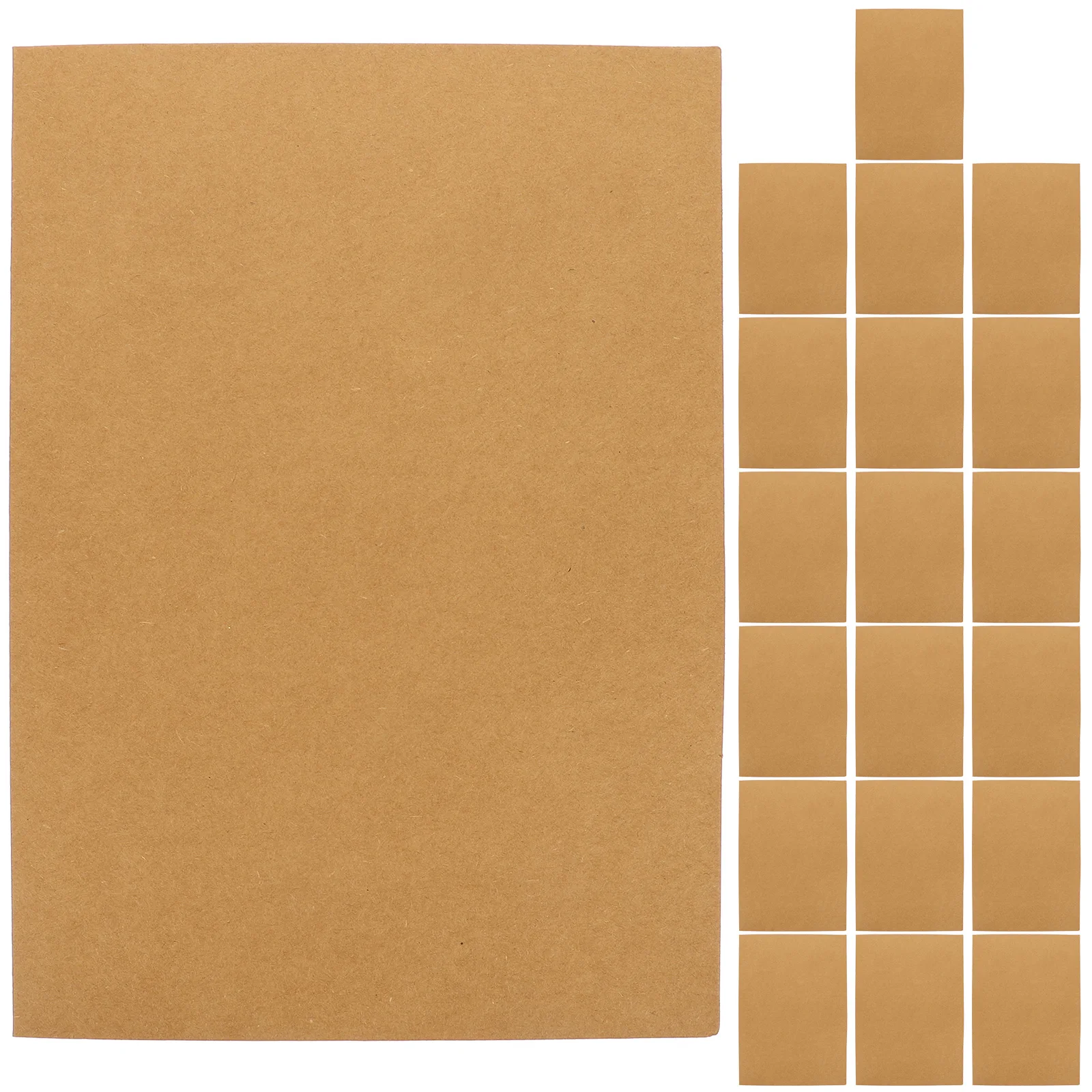

20Pcs Kraft Paper Presentation Folders A4 Size for Office and Study Use Presentation File Folder
