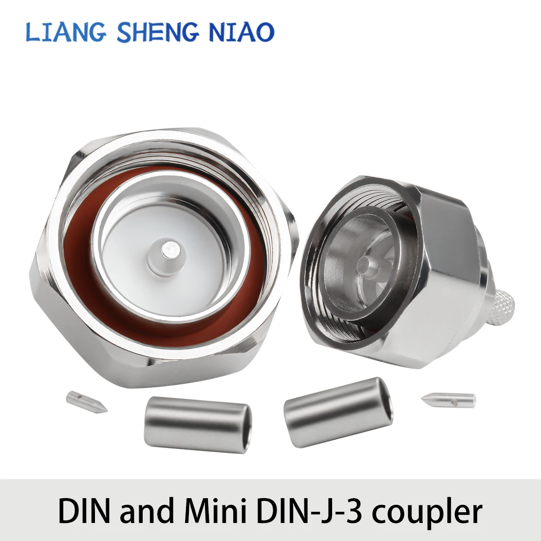 Mini DIN-C-J-3DIN male pressure joint L29-J-3 7/8 male 4.3-10 male head pressure joint 50-3 wire