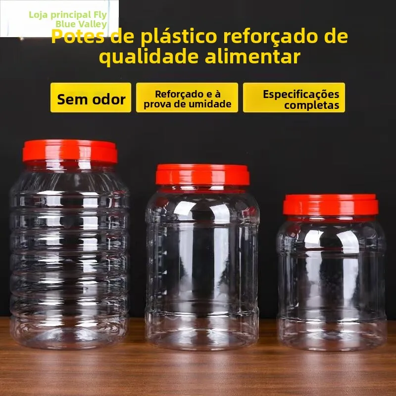 transparent-wide-mouth-storage-jar-candy-sealed-container-food-grade-empty-bottle-household-decorative-storage-canister