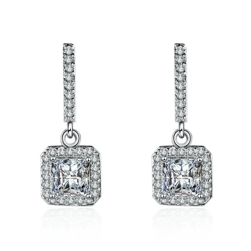 925 Silver Butterfly Zirconia Small Hoop Earring For Girls Child Wome Beautiful Aros Huggies Earring Jewelry