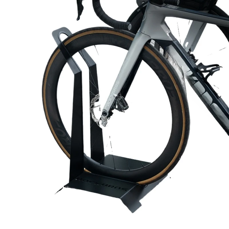 Bicycle parking frame, plug-in mountain road bike display rack, maintenance display footrest support frame