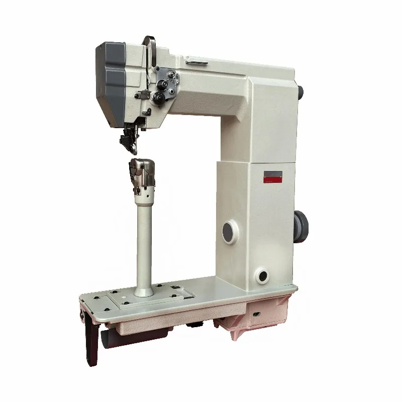 Roller Feeding Small Hook High Post Bed Sewing Machine for Elastic Boots Shoe logo Sewing