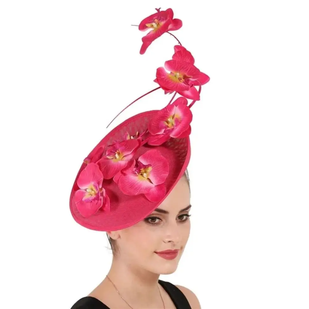 حفل زفاف عرض القبعات العروس غطاء الرأس DIY قبعات كوكتيل أغطية الرأس الأزياء اليدوية عقال شقة أعلى قبعة الجنين