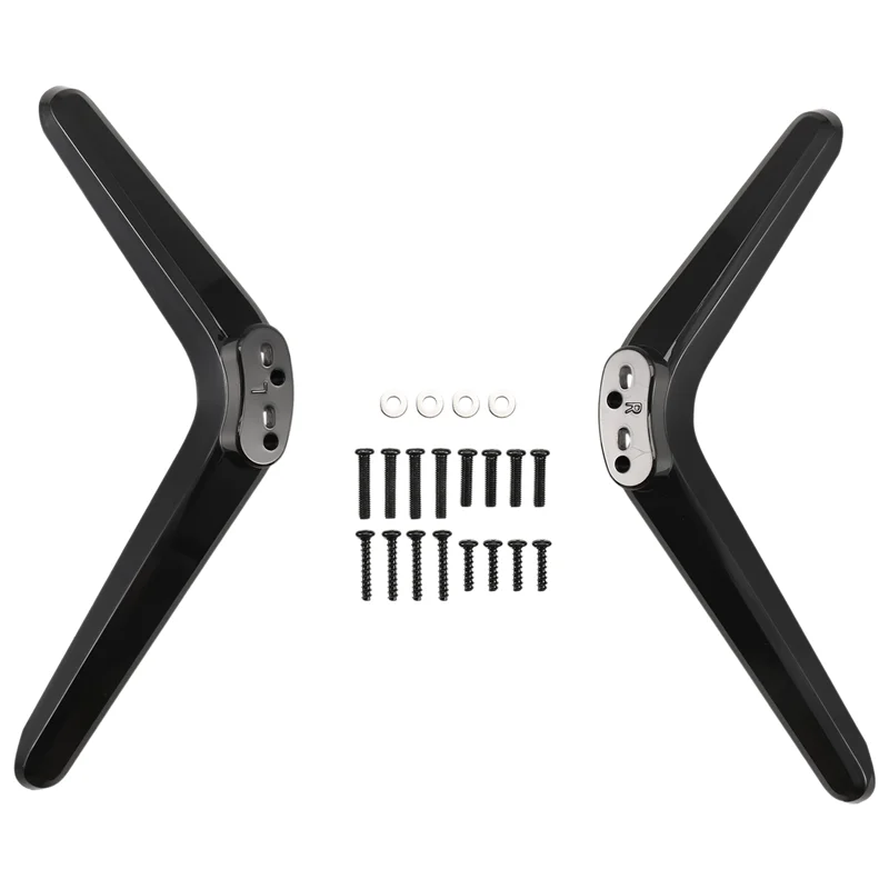 ABMF-ユニバーサルテレビスタンド、テーブルトップテレビスタンドベース交換、テレビベース台座足テレビスタンドマウント脚17Mm-20Mm使いやすい