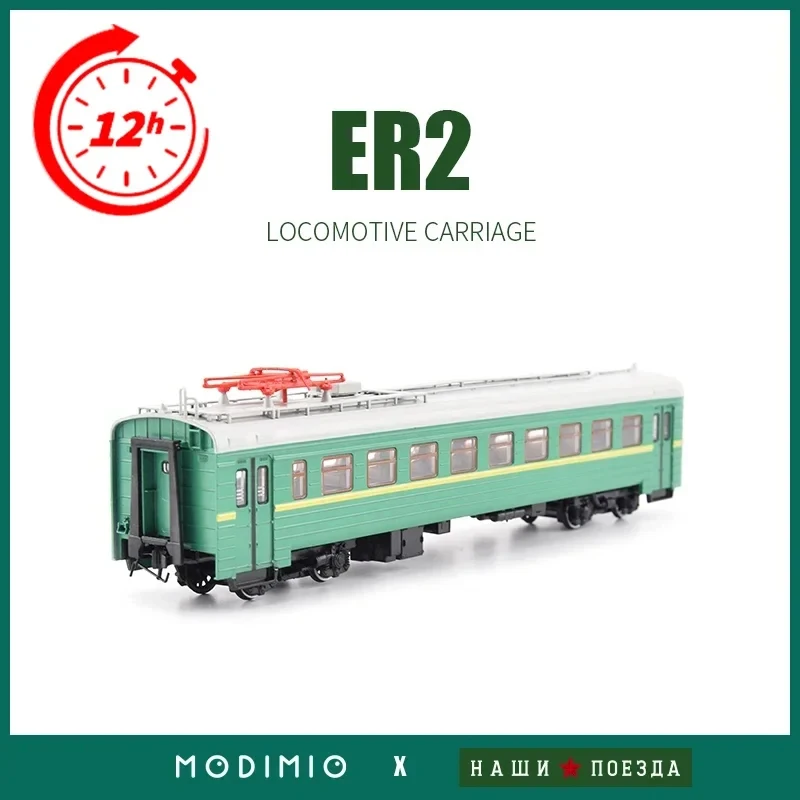 

Модель поезда ER2 JLKN015 из пластика, оригинал, модель локомотивной кареты 1:87, Коллекционная модель машины под давлением для взрослых