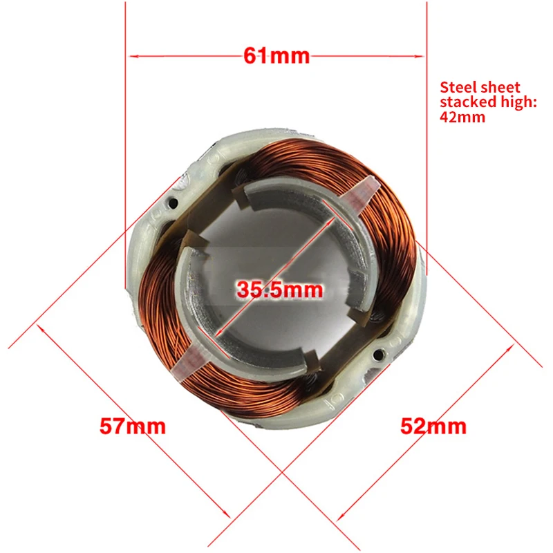 AC220V-240V GBH 2-26 Rotor de anclaje de repuesto para el martillo BOSCH GBH2-26E/DE/DRE Repuestos 7 dientes
